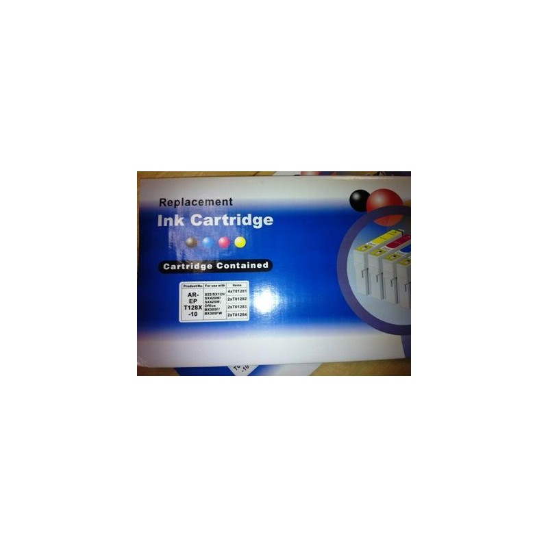 10 Cartucce Compatibili T1281-1282-1283-1284 (4xBk+6 color)