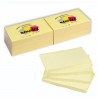 Foglietti MEMOIDEA 127x75 mm giallo pastello - 12 blocchetti
