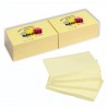 Foglietti MEMOIDEA 127x75 mm giallo pastello - 12 blocchetti