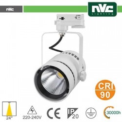 Proiettore a Binario Monofase 35W 3000K 2100LM 24° CRI90