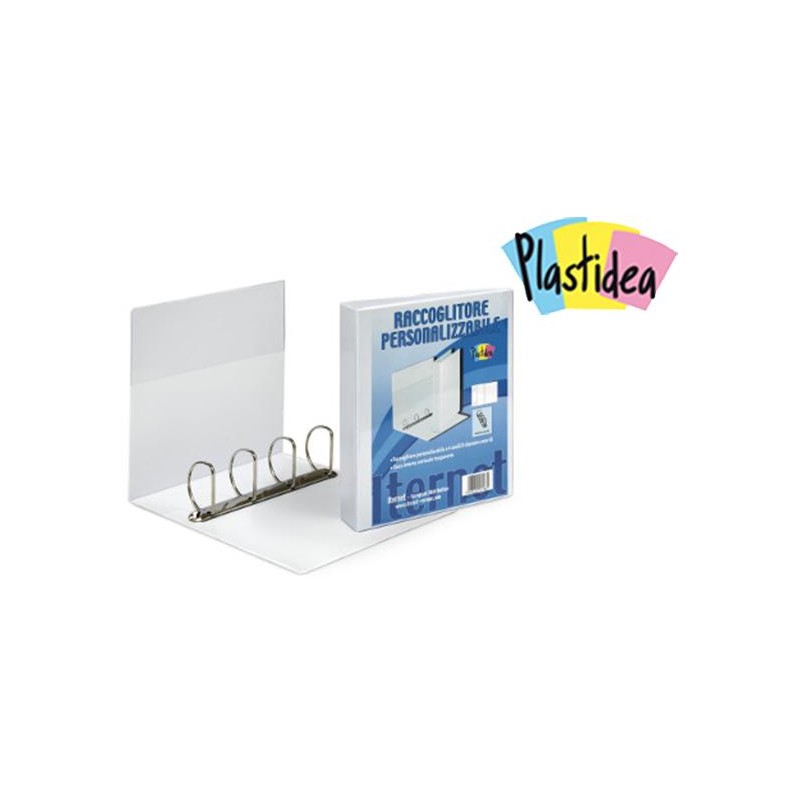 RACCOGLITORI PERSONALIZZABILI A 4 ANELLI D Ømm.30 BIANCO