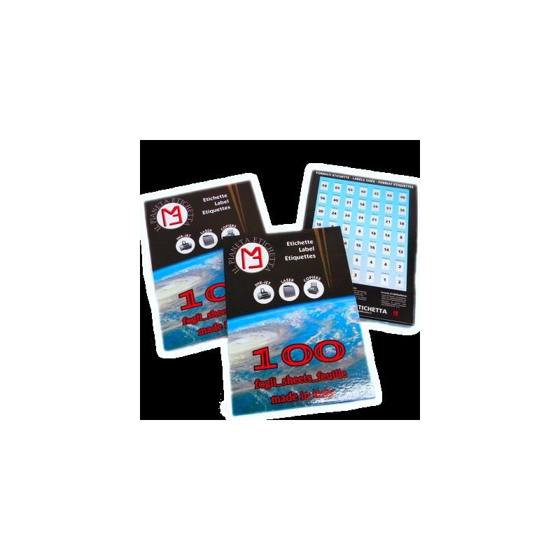 Etichette adesive 70x48 - 18 etichette/foglio - 100 fogli