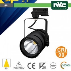 Proiettore a Binario Trifase - 50W 4000K 3000LM 40° CRI+90