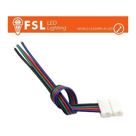 Connettore rapido END per strip 10mm LED RGB/RGBW