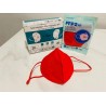 Mascherina protettiva monouso FFP2 ROSSA - conf. da 20PZ
