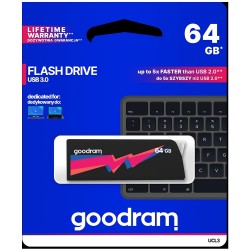 Pendrive GoodRAM 64GB UCL2 BLACK USB 3.0 - retail blister