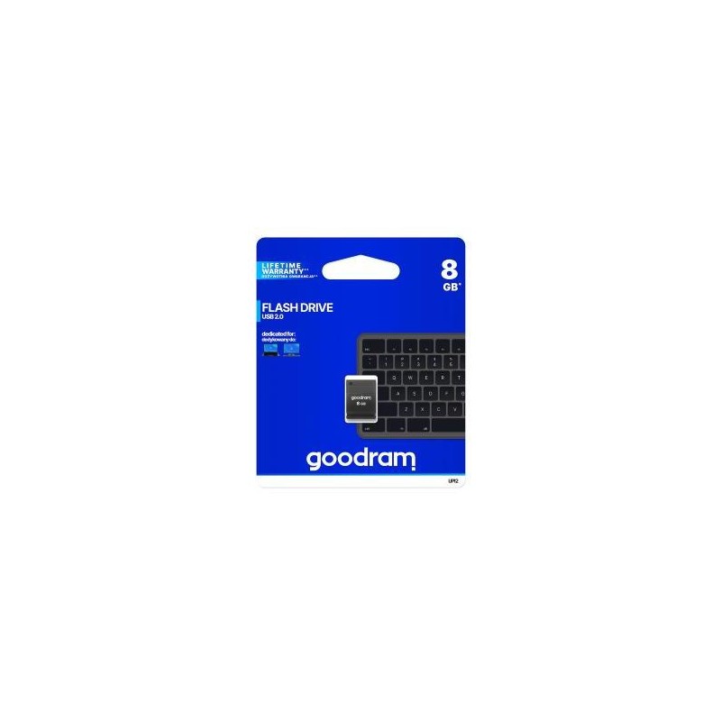 Pendrive Goodram UPI2 8GB USB MINI 2.0 blk - retail blister