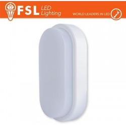 Plafoniera LED OVALE BIANCA 15W 4000K 55*100*200 IP54 