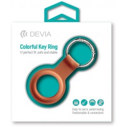 Portachiavi per AirTag Apple in morbido silicone colore Aran