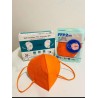 Mascherina protettiva monouso FFP2 - ARANCIONE - conf 20PZ
