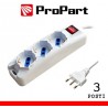 Multipresa 3pos bipasso/schuko spina16A +interr