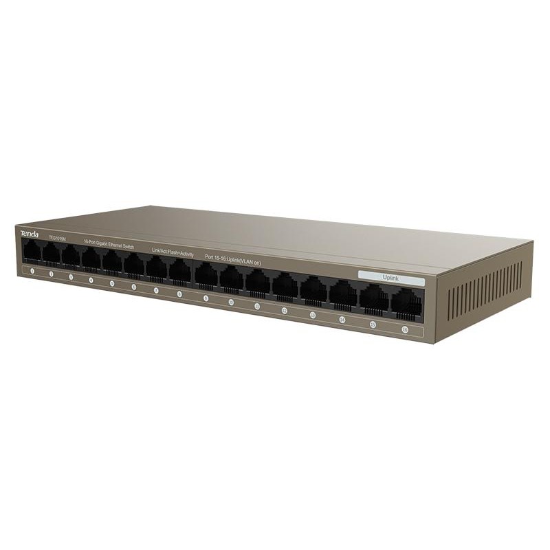 Switch Ethernet 16 Porte 10/100/1000 Base-T - TEG1016M