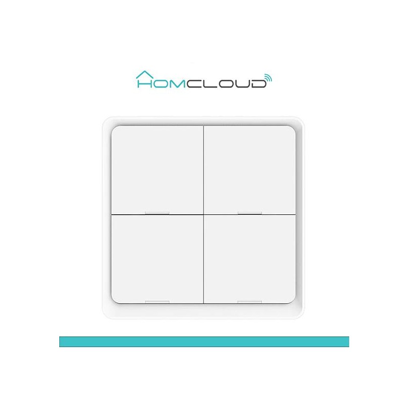 Interruttore senza fili intelligente Zigbee 4CH