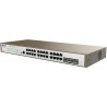 ProFi Switch 24 port Gigabit PoE + 4 SFP 410W - IP-COM