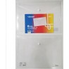 Busta con Bottone A4 trasparenti - CONF. 10 PZ