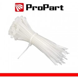 Fascette elettricista nylon 4,8x300mm Bianco 100pz