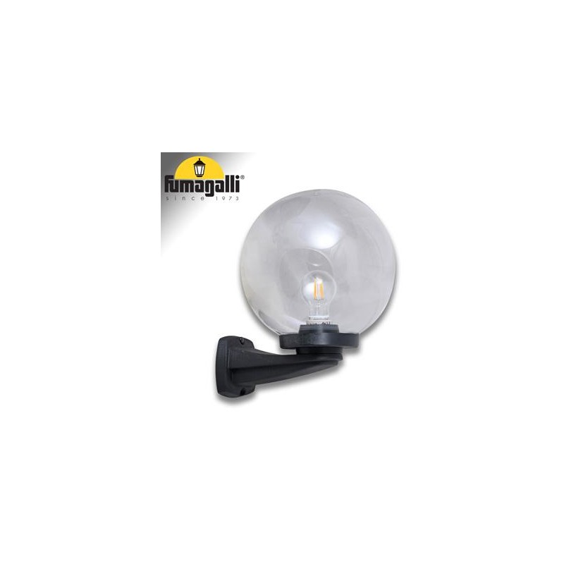 2x pezzi di NARDO/G250 NERO TRASP E27