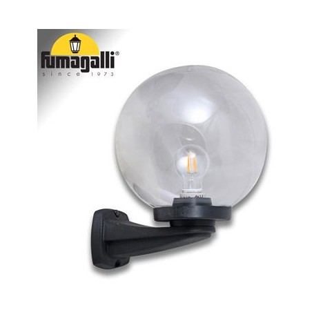 2x pezzi di NARDO/G250 NERO TRASP E27