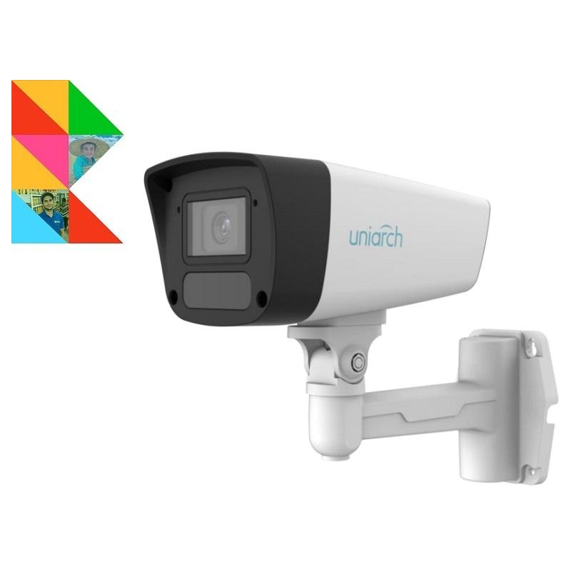 2MP Uniarch Bullet IPCamera,Ottica 4.0mm Audio Dual Light