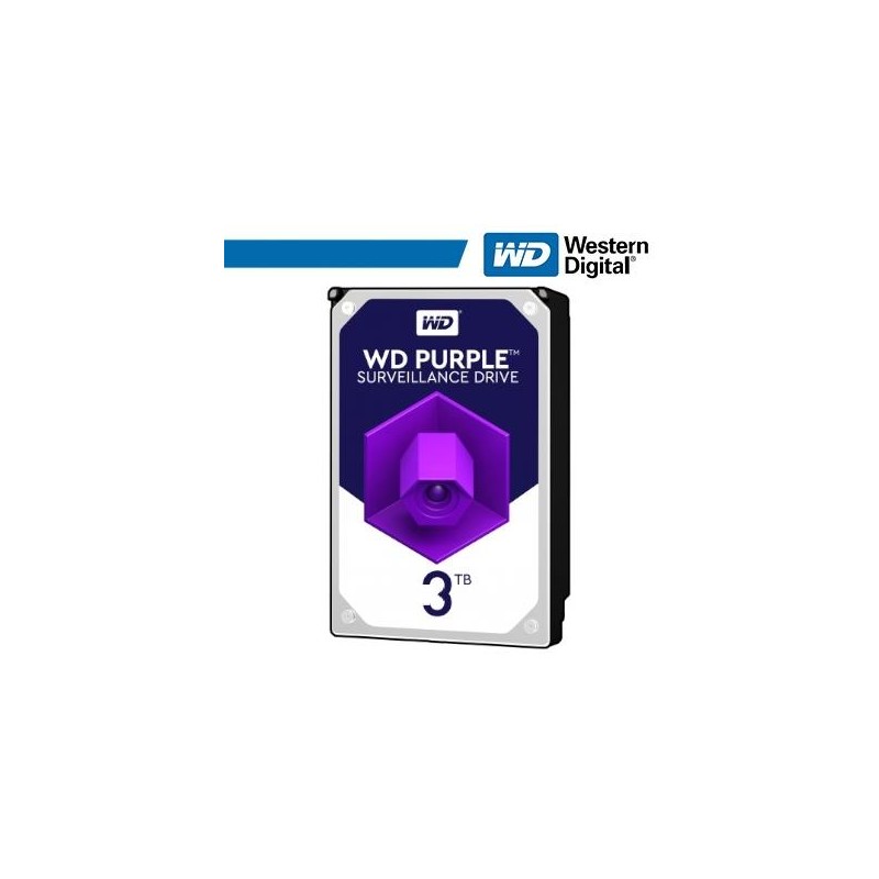 Western Digital HDD int.3TB WD33PURZ, PURPLE