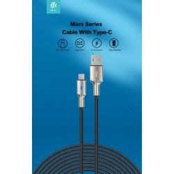 Cavo Usb-A - Tipo-C in lega zinco e nylon intrecciato 1.5 mt
