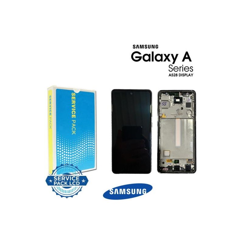 Lcd Samsung SM-A528 A52s 5G Nero Service Pack GH82-26861A