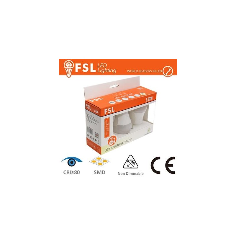 Lampada Goccia: Confezione 3PACK - 9W 4000K 800LM