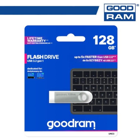 Pendrive GoodRAM 128GB UNO3 USB 3.2 - retail blister