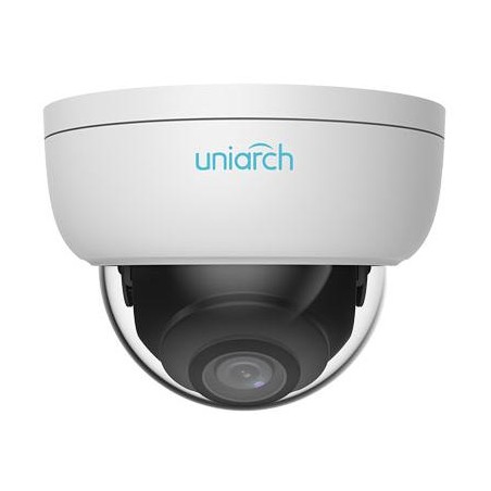 3MP Uniarch Minidome IPCamera, Ottica 4.0mm Ultra265, Ik10