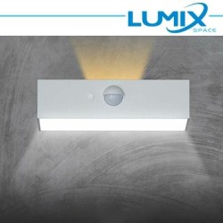 Lampada da parete solare LED 2 vie - senza fili con sensori