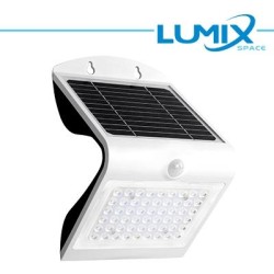 Lampada da parete LED solare senza fili con Sensori 500lm