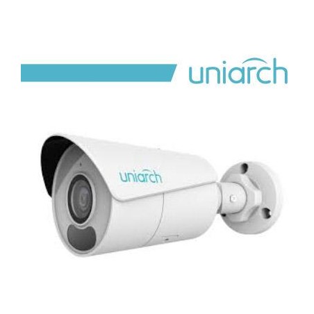 8MP Uniarch Bullet IPCamera,Ottica 2.8mm con Audio