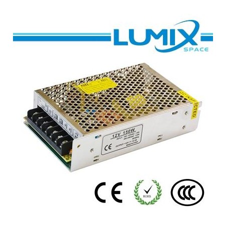 Driver Switching Power Supply Metallico - 150W 12V 12.5A