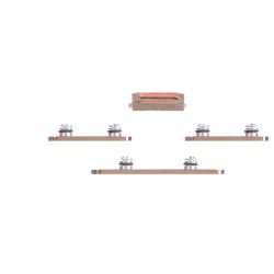 Set pulsanti laterali per iPhone 14Pro / 14Pro Max Gold 