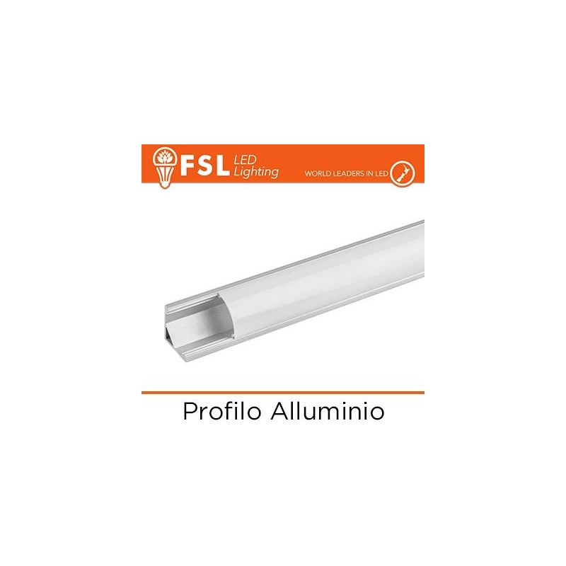 Profilo Alluminio 6063 - Angolare Pieghevole - 2 metri