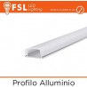 Profilo Alluminio 6063 - U - Barra 2 metri