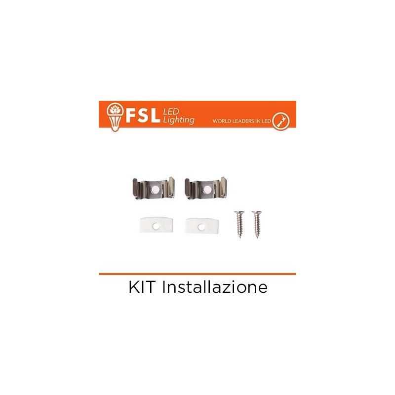 KIT Installazione per Profilo a U