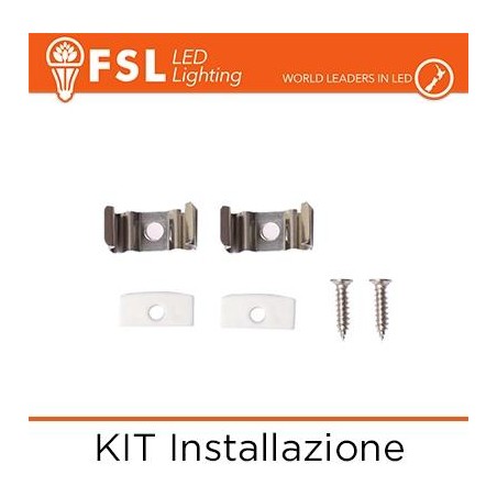 KIT Installazione per Profilo a U