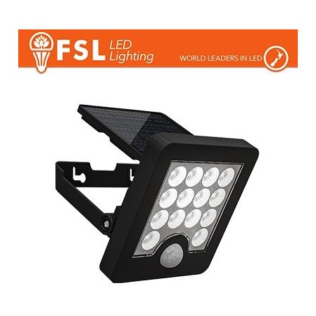 Faro da esterno solare con sensore di movimento 40w (4 led)