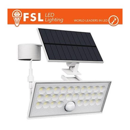 Faro da esterno solare con sensore di movimento 60W (6 led)