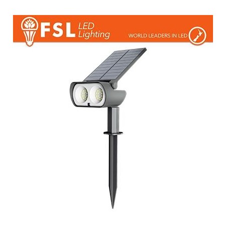 Picchetto da esterno LED solare cct 3white 15w (1.5led)