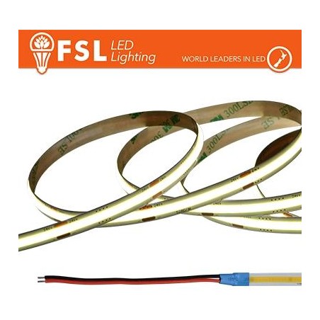 Striscia LED COB 5metri - IP20 6500K 24V 15W/m 1500lm/m