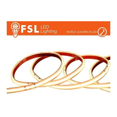 Striscia LED COB 5metri - IP65 3000K 24V 15W/m 1450lm/m