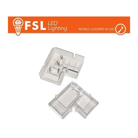 Connettore angolare 90° per strisce LED 220V