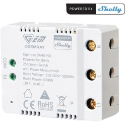 Shelly Ogemray Smart Relay 25A - Relè intelligente Ogemray 25A
