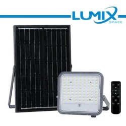 PROIETTORE SOLARE LED 3WHITE 100W + Crepuscolare