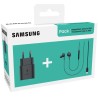 SAMSUNG Pack Caricatore USB-C da 25 W + Auricolari USB-C AKG