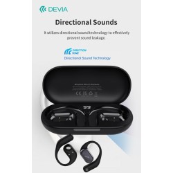 Auricolari EM406 wireless senza inserimento nell'orecchio OWS Lite1 Black