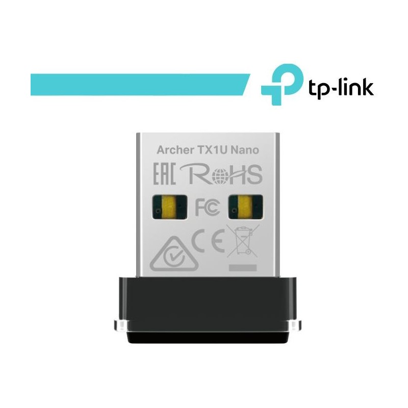 TP.Link AX300 Nano Wi-Fi 6 Wireless USB Adapter - Archer TX1U Nano