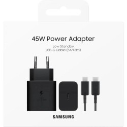 Samsung Caricatore 45W Super Fast con Cavo USB-C EP-T4511XBEGEU